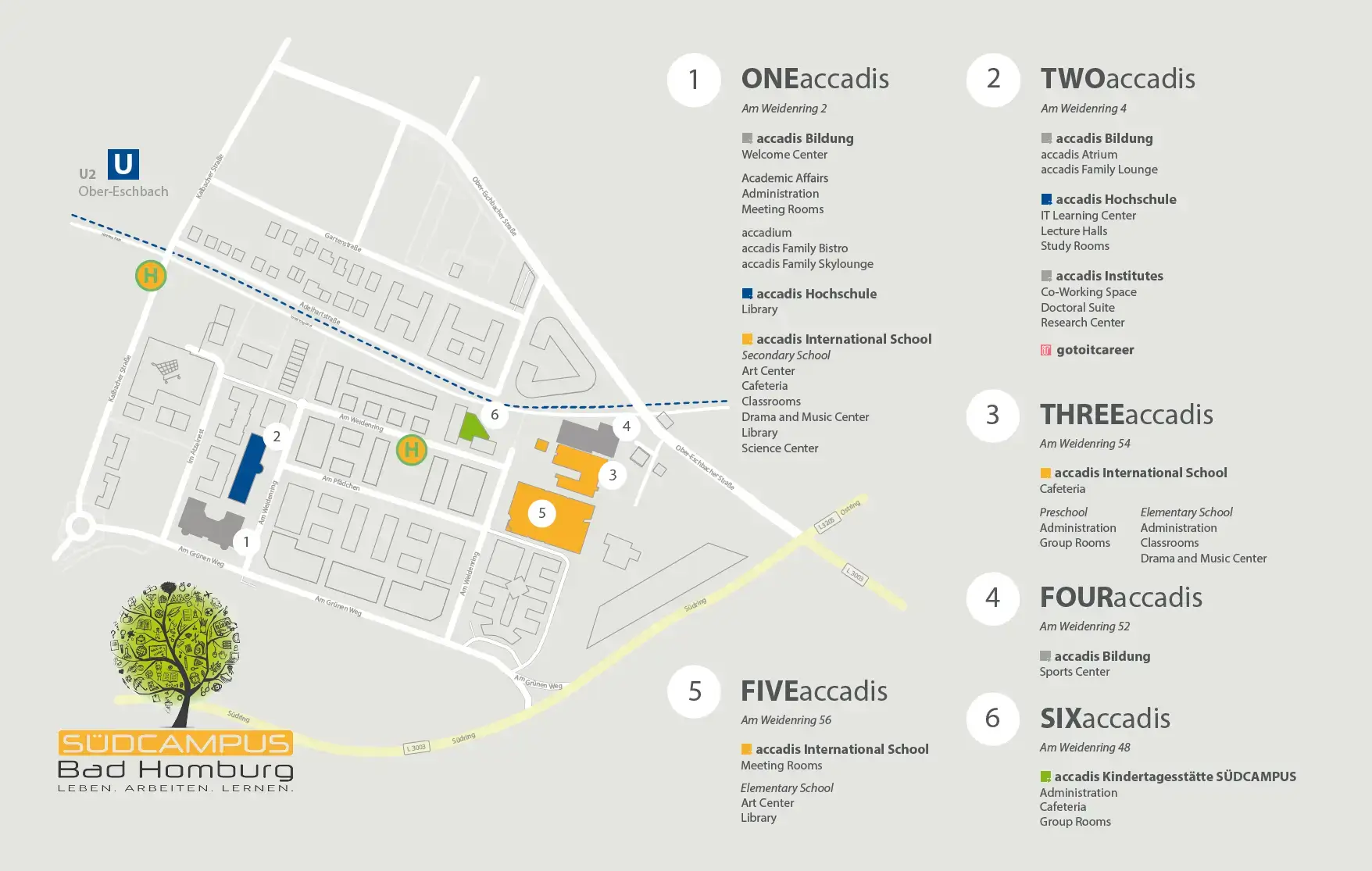 Campus Map - Klicken, um PDF herunterzuladen